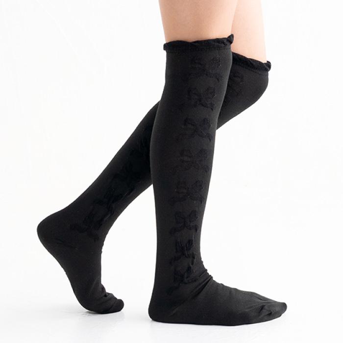 stample スタンプル リボンリボン ニーハイ ソックス 卒業式 入学式 フォーマル 発表会 女の子 通学 可愛い 73283 | stample | 04