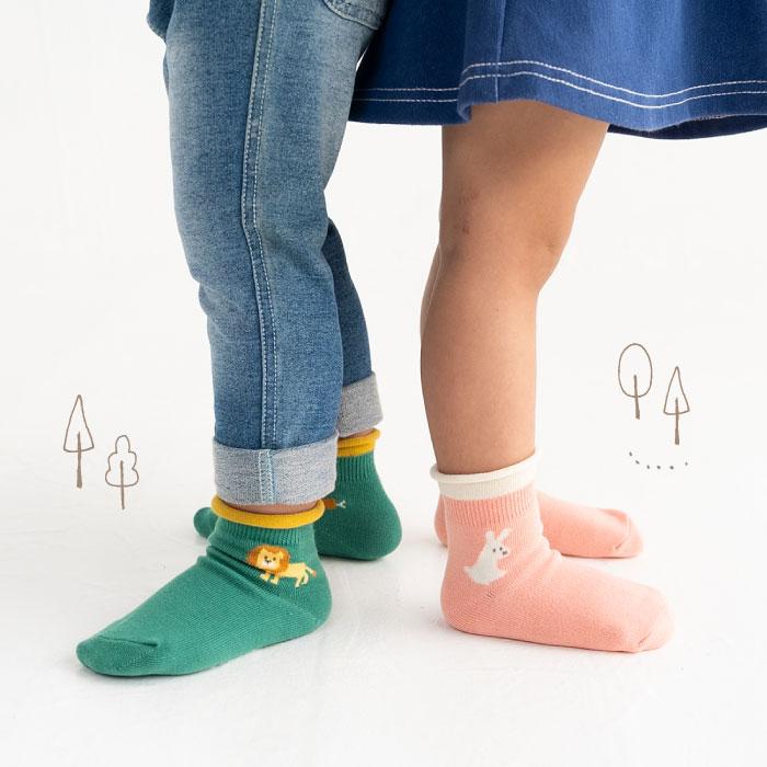 stample スタンプル 73285  アニマルポイント園児ソックス 2025 秋 冬 春 夏 靴下 子供 キッズ 通園 女の子 男の子 動物 滑り止め | stample | 08