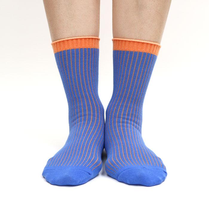 靴下 キッズ stample スタンプル 配色リブクルーソックス 3足組 キッズ 靴下 73289 | stample | 12