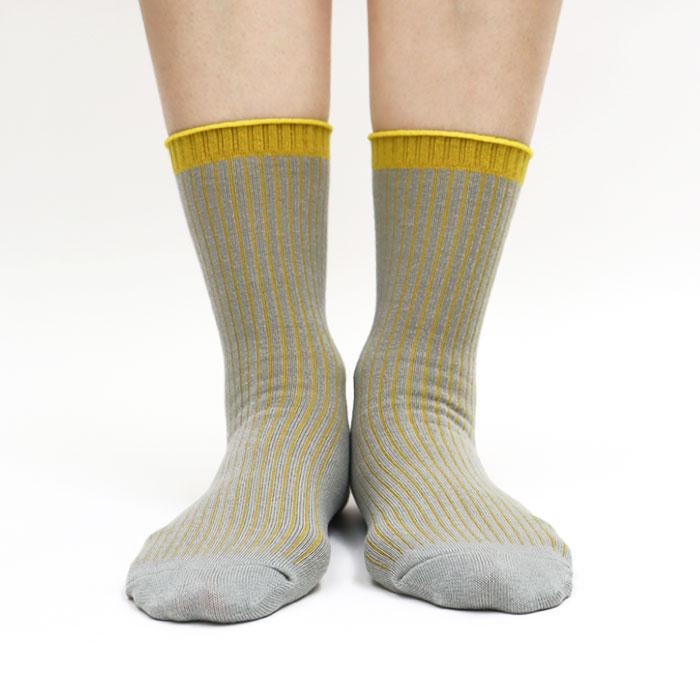 靴下 キッズ stample スタンプル 配色リブクルーソックス 3足組 キッズ 靴下 73289 | stample | 13