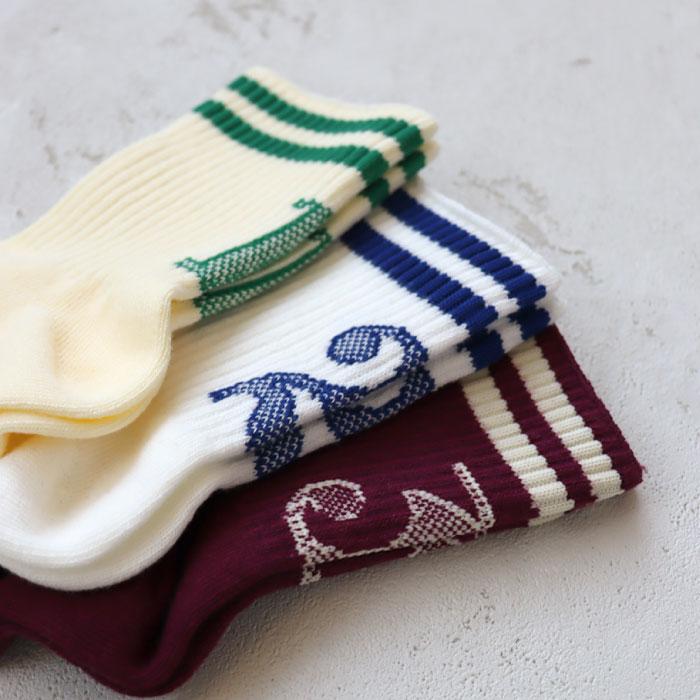 stample  アメリブナンバーショートソックス  3足組   滑り止め 靴下 73290 | stample | 12