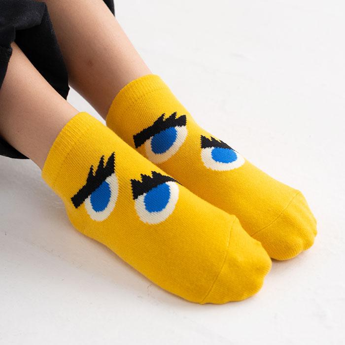 stample じーっアンクルソックス 3足組 73301 キッズ 靴下 男の子 女の子 おもしろい 謎 | stample | 03