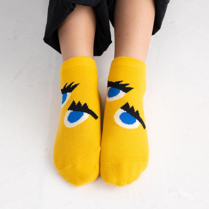 stample じーっアンクルソックス 3足組 73301 キッズ 靴下 男の子 女の子 おもしろい 謎 | stample | 04