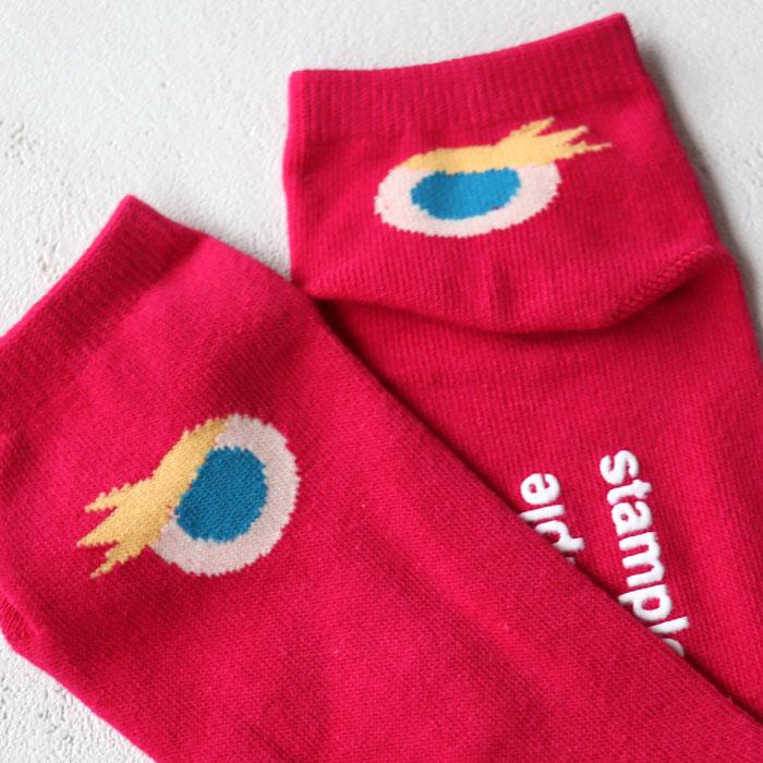 stample じーっアンクルソックス 3足組 73301 キッズ 靴下 男の子 女の子 おもしろい 謎 | stample | 06
