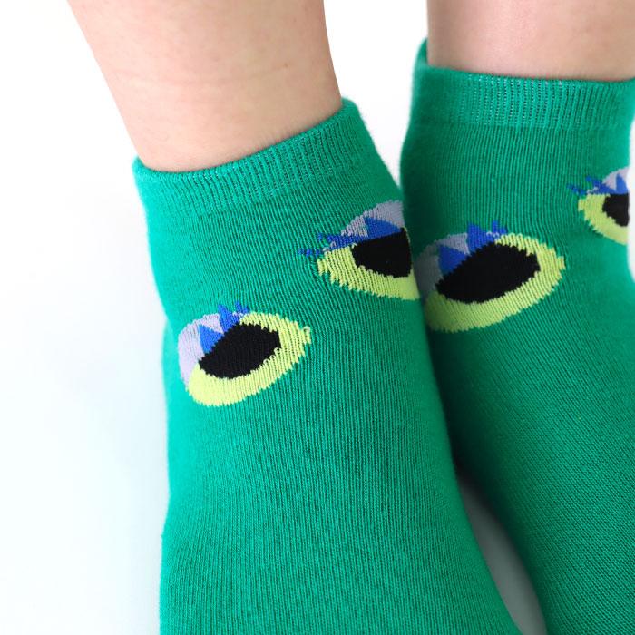 stample じーっアンクルソックス 3足組 73301 キッズ 靴下 男の子 女の子 おもしろい 謎 | stample | 09