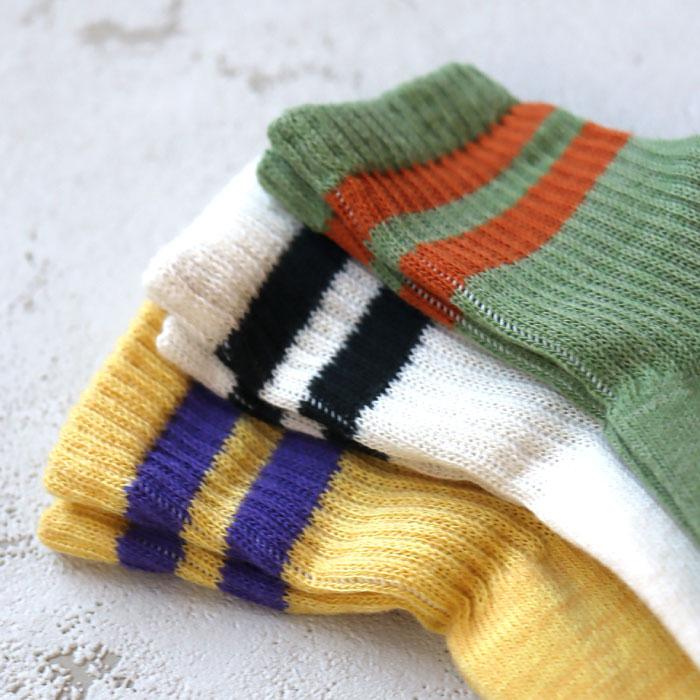 stample スタンプル 73302 ソフトリブベビー園児ショートソックス 3足組 ポップ ライン レトロ 滑り止め 靴下 女の子 男の子 | stample | 08