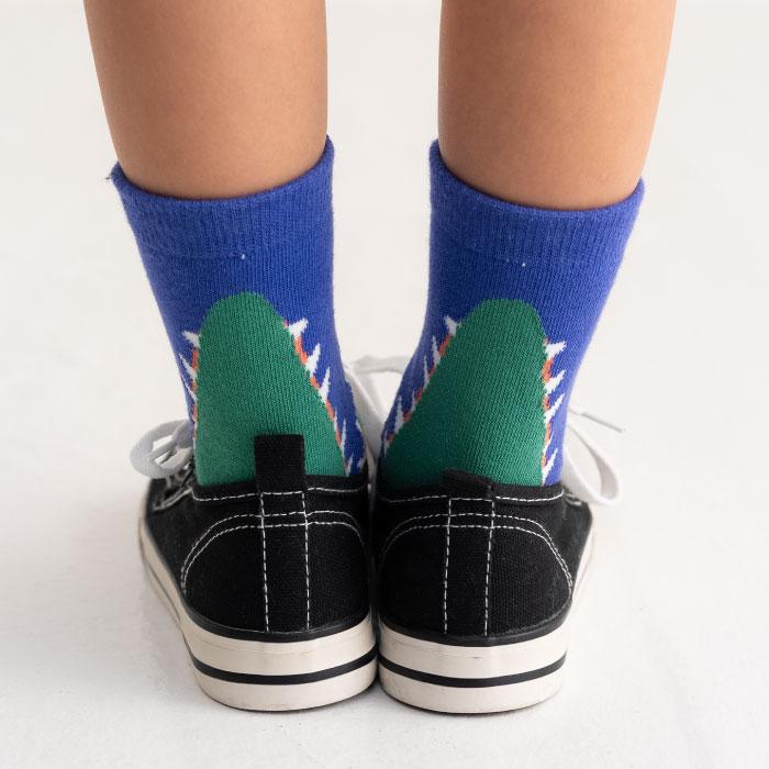 stample スタンプル 73303 パクッ！ ショートソックス 3足組 アニマル 滑り止め 靴下 女の子 男の子 レディース | stample | 12