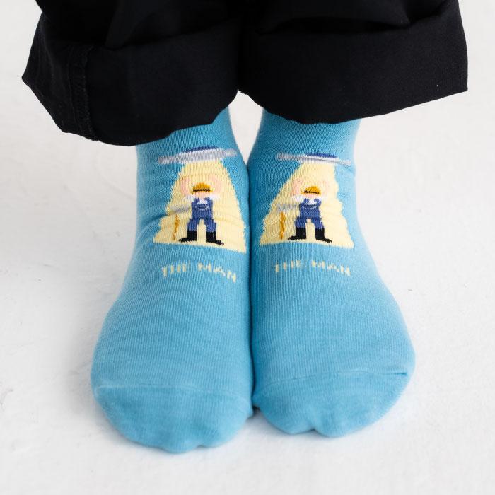 stample いろいろキャトル ミューティーレーション アンクルソックス 3足組 73305 キッズ 靴下 男の子 女の子 おもしろい UFO | stample | 06
