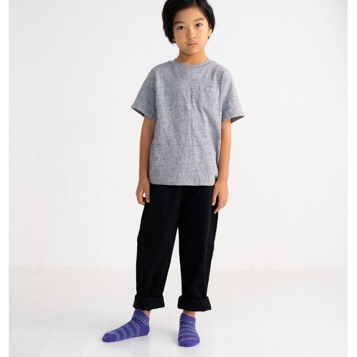 stample スタンプル 73308 カジュアルボーダー メッシュ アンクルソックス 3足組 キッズ 靴下 男の子 女の子 ボーダー メッシュ 通園 通学 | stample | 14
