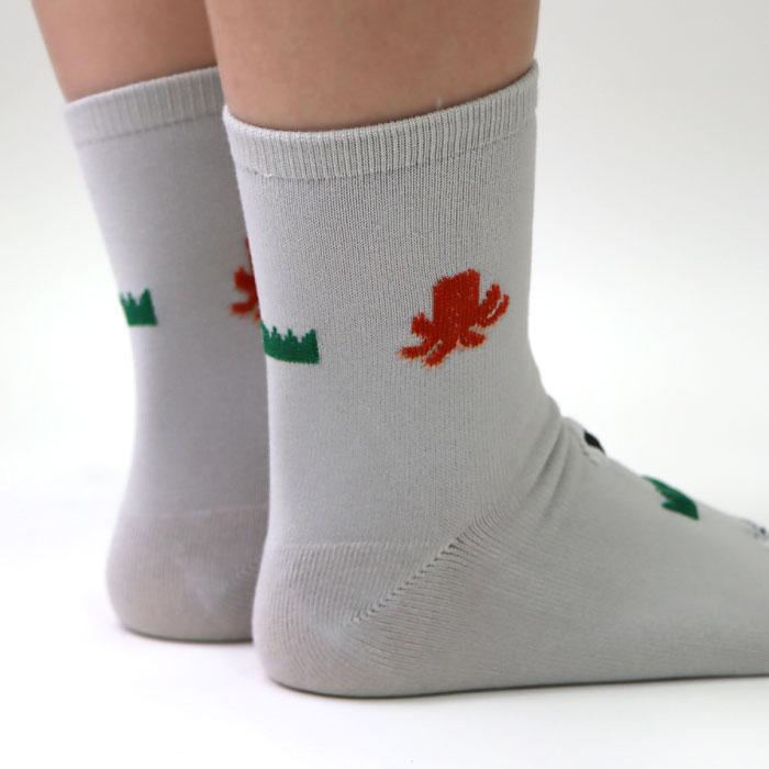 stample スタンプル 73313 お弁当 ショートソックス 3足組 おにぎり 滑り止め 靴下 女の子 男の子 レディース | stample | 16