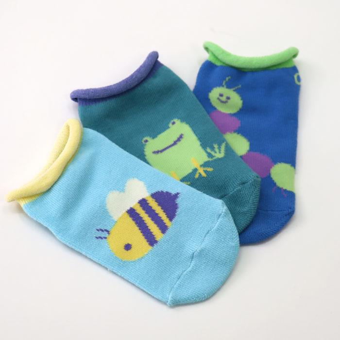stample スタンプル 73317  おさんぽ園児ソックス 2025 春 夏 靴下 子供 キッズ 通園 女の子 男の子 生き物 花 滑り止め | stample | 12