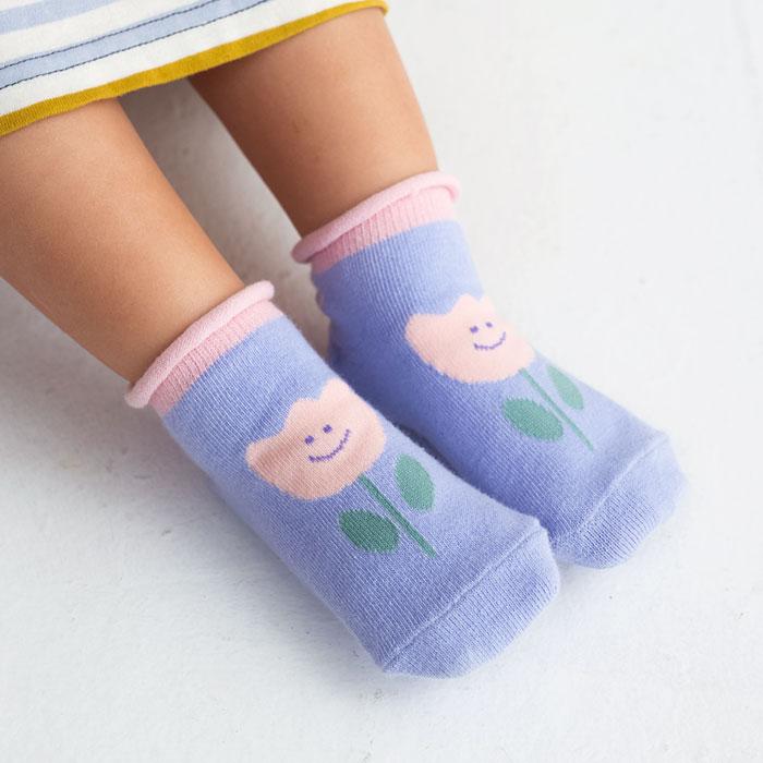 stample スタンプル 73317  おさんぽ園児ソックス 2025 春 夏 靴下 子供 キッズ 通園 女の子 男の子 生き物 花 滑り止め | stample | 07