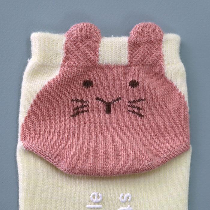 stample スタンプル 73320 かかとアニマル 園児ソックス  3足組 キッズ 靴下  通園 通学 可愛い かわいい  履きやすい 滑り止め  幼稚園 保育園 春 夏 | stample | 16