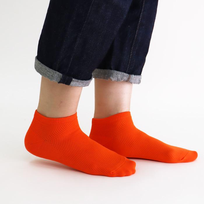 stample スタンプル 73323 ネオンカラーメッシュアンクルソックス 3足組 靴下 メッシュ 涼しい キッズ 男の子 おしゃれ キッズ カラフル | stample | 10