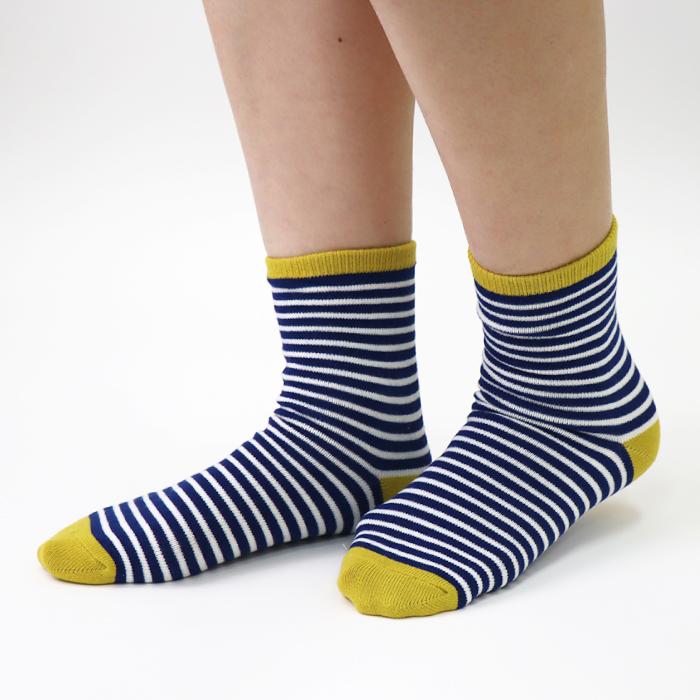 stample スタンプル 73324 スリーボーダーショートソックス 3足組 ボーダー 滑り止め 靴下 女の子 男の子 レディース | stample | 08