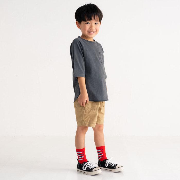 stample スタンプル 73398 おしゃれ小魚ショートソックス 3足組 さかな おさかな 魚 滑り止め 靴下 女の子 男の子 レディース | stample | 07