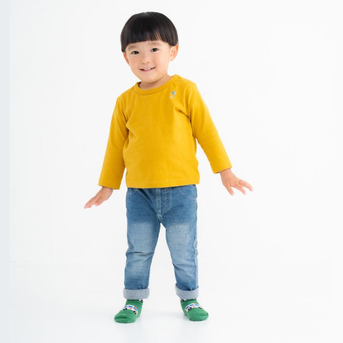 stample スタンプル 73443 はたらくくるま園児ソックス 3足組 働く車 ゴミ収集車 ショベルカー 救急車 車好き  子供 こども キッズ 靴下 男の子 すべり止め | stample | 09
