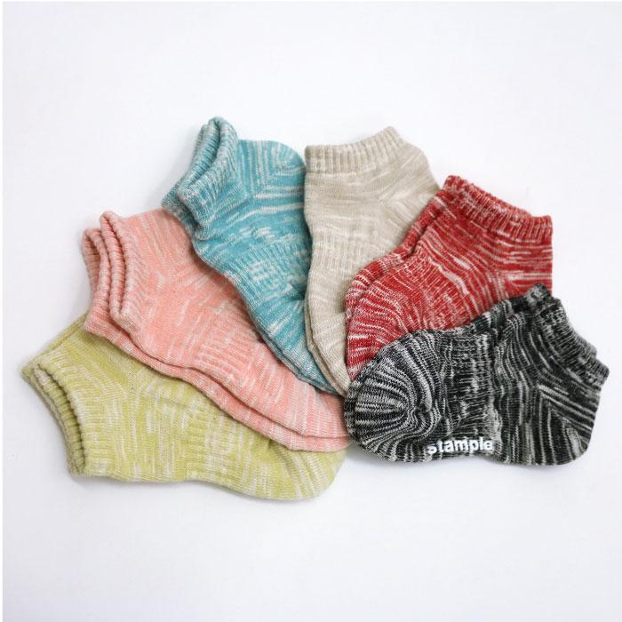 stample  75033N マーブルアンクルソックス3足組 キッズ ジュニア 靴下 アンクル 75033 | stample | 14