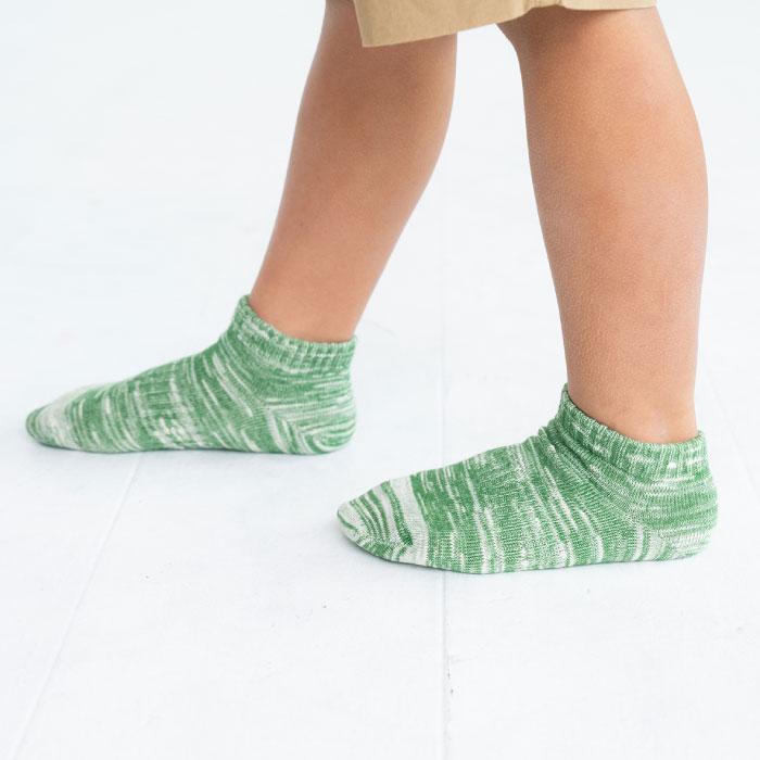 stample  75033N マーブルアンクルソックス3足組 キッズ ジュニア 靴下 アンクル 75033 | stample | 19