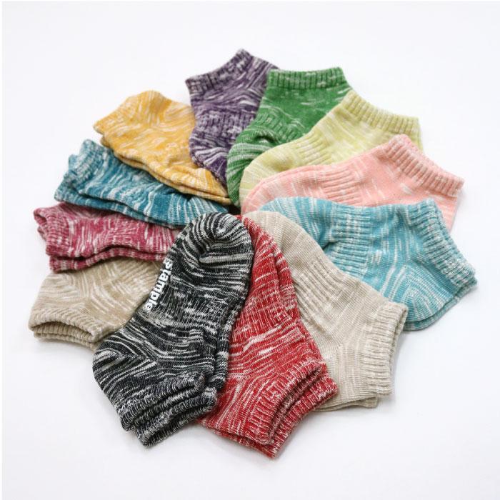 stample  75033N マーブルアンクルソックス3足組 キッズ ジュニア 靴下 アンクル 75033 | stample | 13