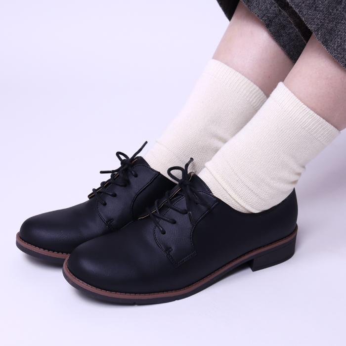 Hashed Coorde（ハッシュドコーデ）hc2906 マニッシュ シューズ レディース 定番 おしゃれ シンプル 軽量 疲れにくい 歩きやすい フェイクレザー 合皮 ブラック | Hashed Coorde | 12