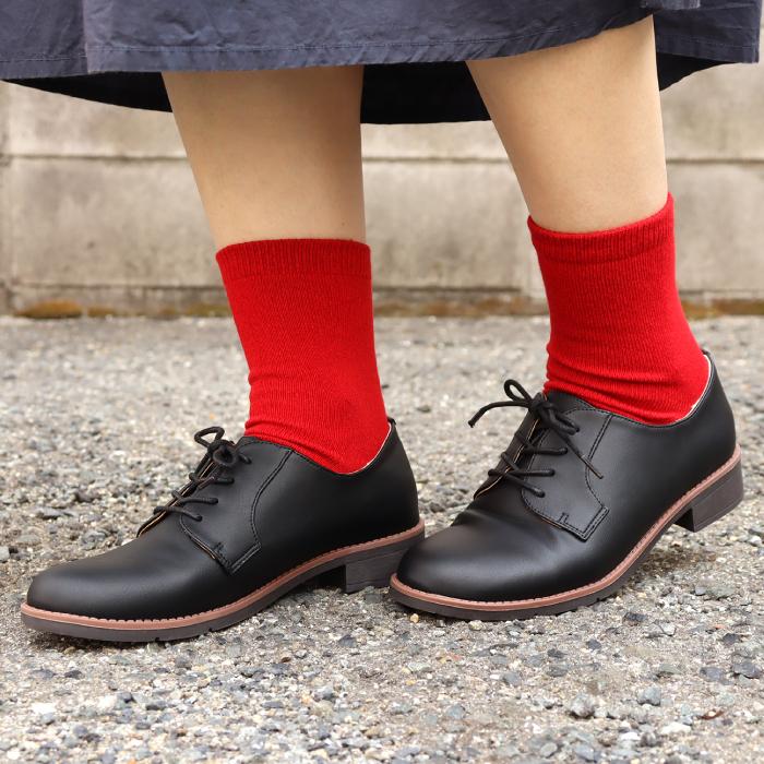 Hashed Coorde（ハッシュドコーデ）hc2906 マニッシュ シューズ レディース 定番 おしゃれ シンプル 軽量 疲れにくい 歩きやすい フェイクレザー 合皮 ブラック | Hashed Coorde | 10