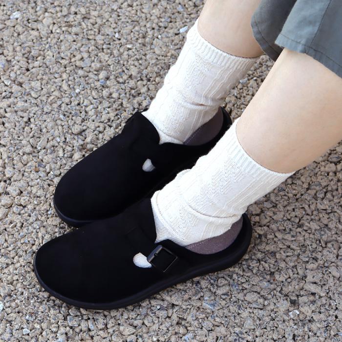 Hashed Coorde（ハッシュドコーデ）hc4437 クロッグシューズ（サボ）シューズ レディース 定番 靴 シンプル 軽量 疲れにくい 歩きやすい ブラック ベージュ | Hashed Coorde | 10