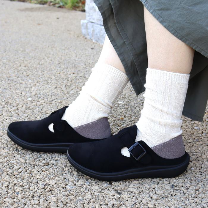 Hashed Coorde（ハッシュドコーデ）hc4437 クロッグシューズ（サボ）シューズ レディース 定番 靴 シンプル 軽量 疲れにくい 歩きやすい ブラック ベージュ | Hashed Coorde | 11