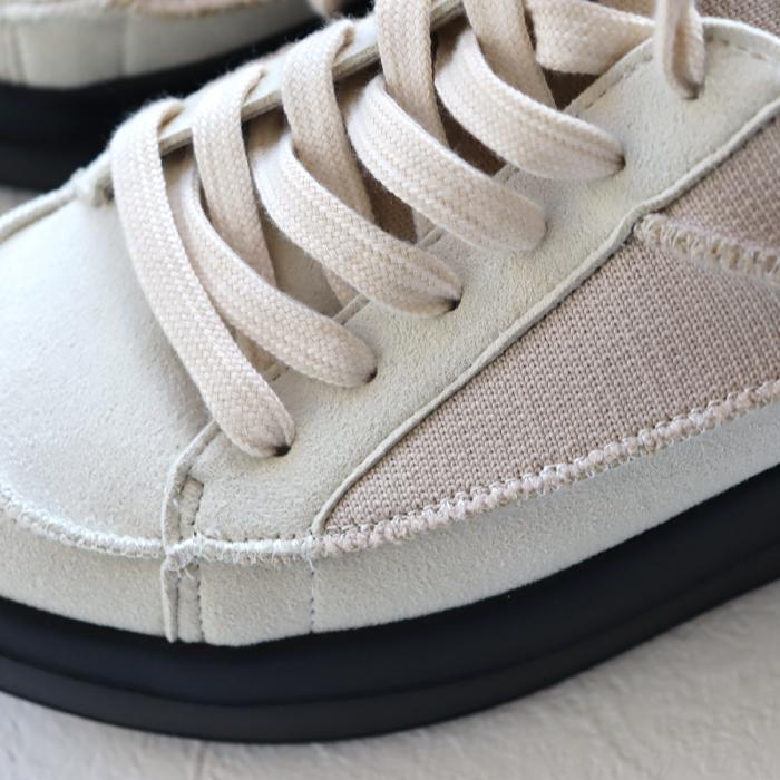 Hashed Coorde（ハッシュドコーデ）hc4554 厚底スニーカー シューズ レディース 定番 おしゃれ シンプル 軽量 疲れにくい 歩きやすい ブラック ベージュ | Hashed Coorde | 21