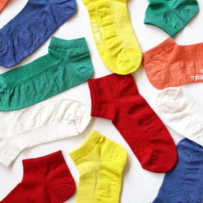 TAWARA（タワラ）t20903 リネン×メッシュアンクルソックス 3足組 靴下 履きやすい おしゃれ リネン メッシュ くつ下 | TAWARA | 14