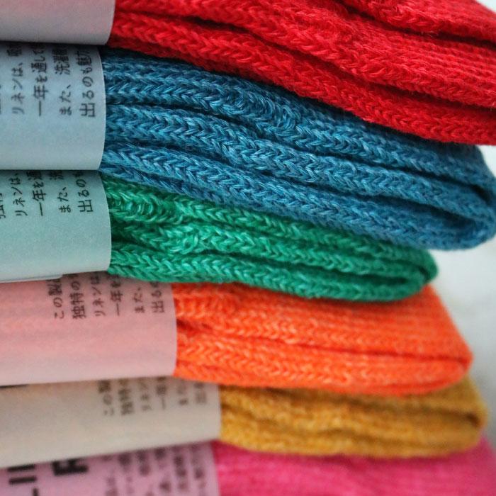 TAWARA（たわら） リネン×コットン ショートソックス 1P t30784 2024 春 夏 靴下 レディス おしゃれ シンプル | stample | 22