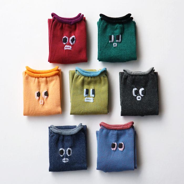 TAWARA（たわら）t30892 KAOショートソックス ゴムなし クルーソックス 1P レディース 顔 | TAWARA | 11