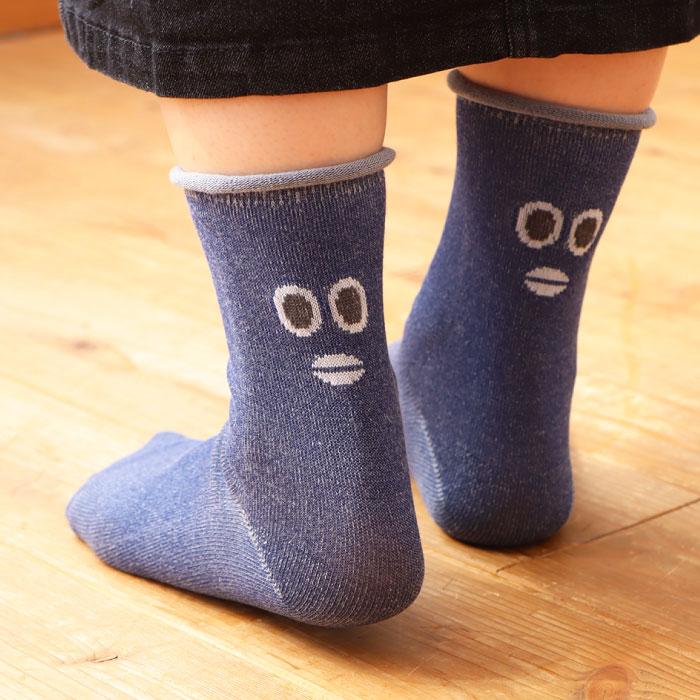 TAWARA（たわら）t30892 KAOショートソックス ゴムなし クルーソックス 1P レディース 顔 | TAWARA | 05