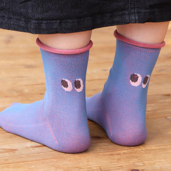 TAWARA（たわら）t30892 KAOショートソックス ゴムなし クルーソックス 1P レディース 顔 | TAWARA | 07