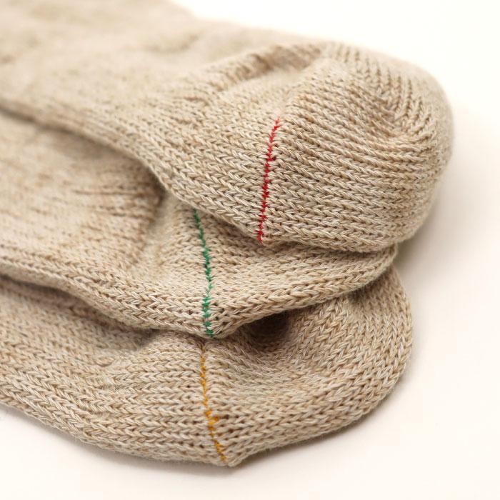 TAWARA（たわら） t30907 リネン×コットン ２トーン リブ ショートソックス 1P  ツートーン バイカラー 2025 春 夏 靴下 レディス おしゃれ シンプル | stample | 20