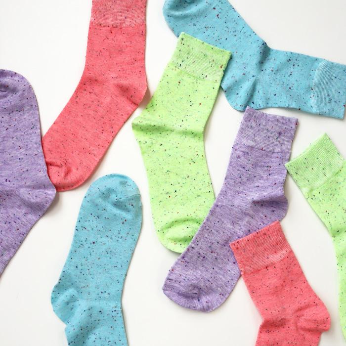 TAWARA（たわら） t31144 アイスクリーム ショートソックス 1P 春 夏 秋 冬 靴下 レディス おしゃれ シンプル カラフル | TAWARA | 15