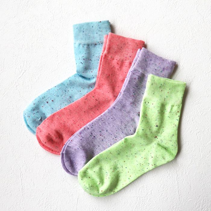 TAWARA（たわら） t31144 アイスクリーム ショートソックス 1P 春 夏 秋 冬 靴下 レディス おしゃれ シンプル カラフル | TAWARA | 17