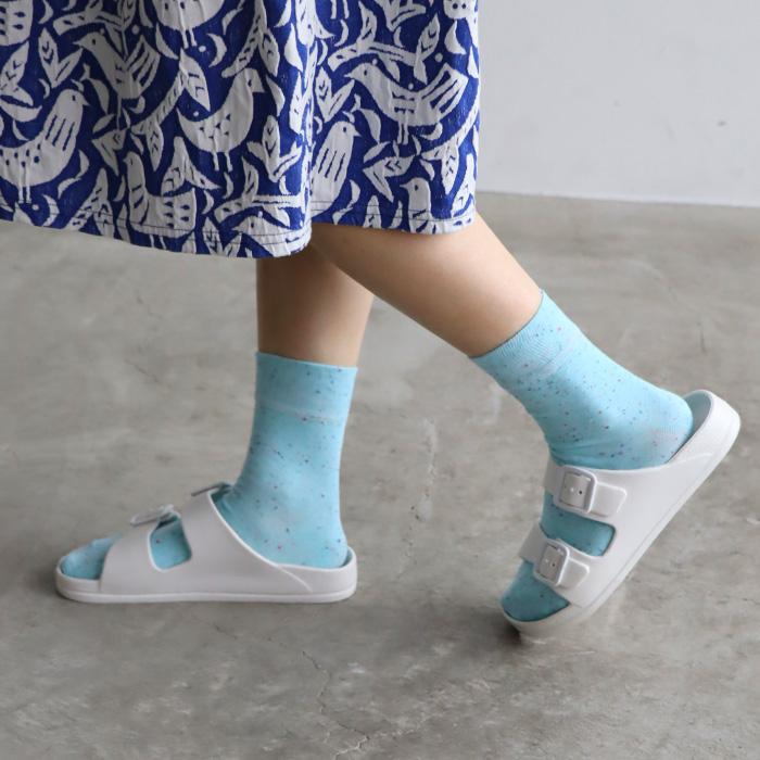 TAWARA（たわら） t31144 アイスクリーム ショートソックス 1P 春 夏 秋 冬 靴下 レディス おしゃれ シンプル カラフル | TAWARA | 19