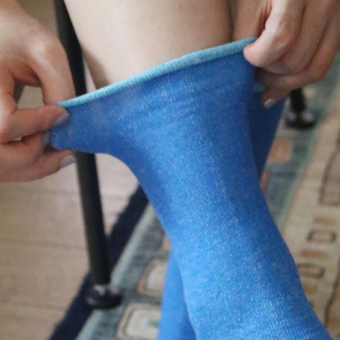 TAWARA（たわら）t40663 うちがわコットン ゴムなし クルーソックス 1P レディース ゴムなし |  | 08