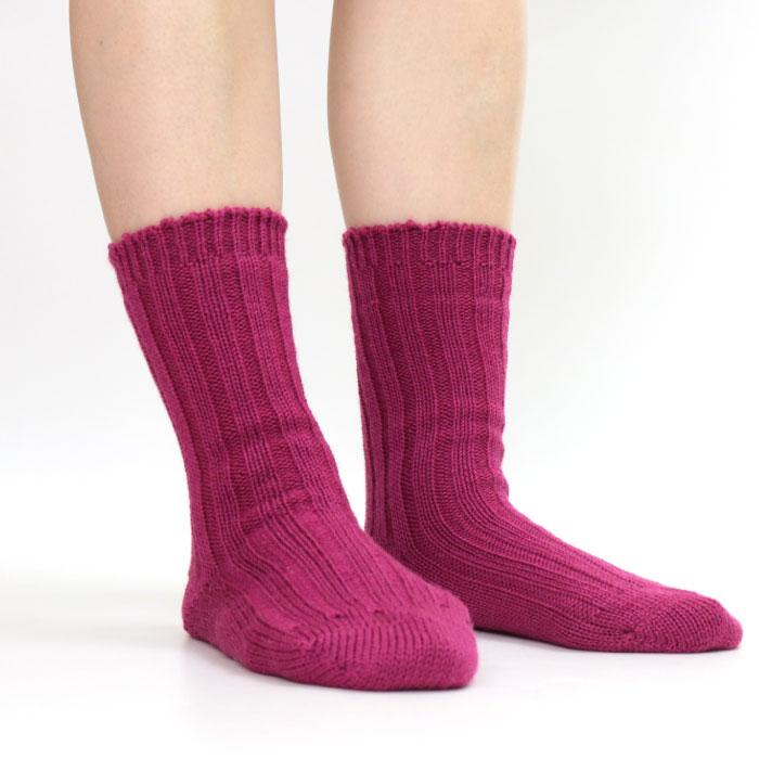 t40664 TAWARA（たわら）ウール96％  暖かい めちゃぬく クルーソックス 1P メリノウール 防寒 |  | 15