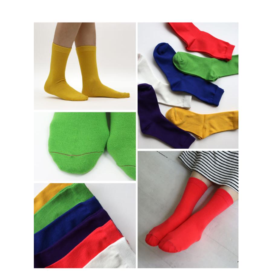 TAWARA（たわら） t40804 ちょびっとウールベタ編みクルーソックス 1P 靴下 レディース おしゃれ かわいい ウール カラフル ネオンカラー 蛍光 シンプル 秋 冬 |  | 09