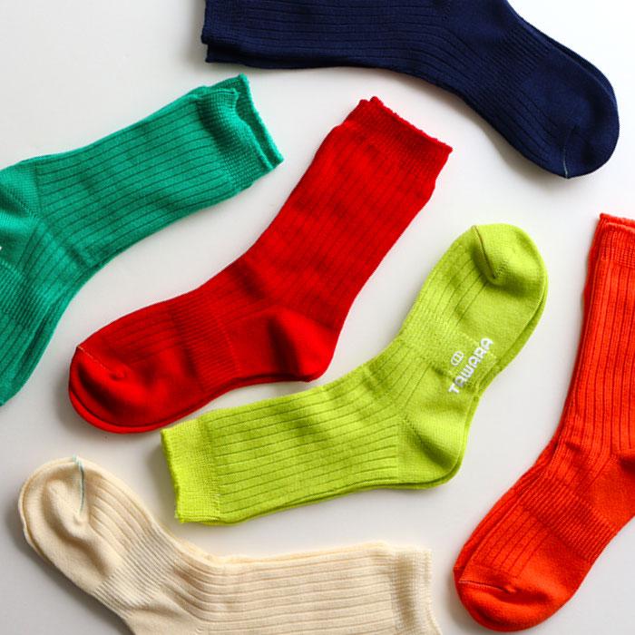 TAWARA（たわら）t40805 ちょびウールローゲージリブ編みクルーソックス |  | 07