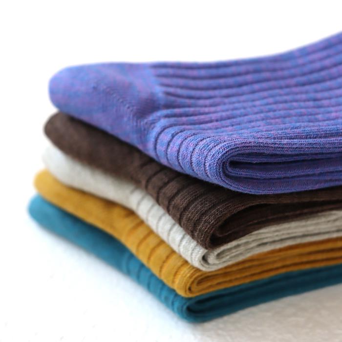 TAWARA（たわら） コットンリネン リブ クルーソックス 1P 靴下 レディース おしゃれ かわいい リネン コットン シンプル 秋 冬 |  | 13