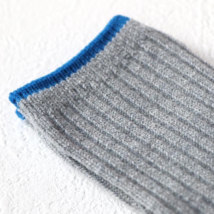 TAWARA（たわら） ウール混 トップカラーローゲージ リブクルーソックス 1P  靴下 レディース おしゃれ かわいい コットン シンプル 秋 冬 |  | 15