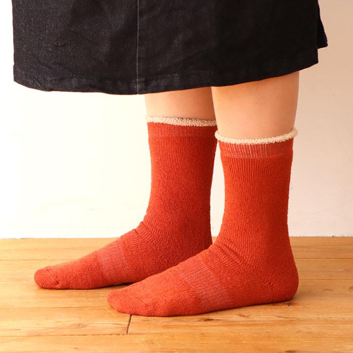 TAWARA（たわら） t41041 肌側コットン100％パイルクルーソックス 1P シンプル 靴下 ジュニア レディース 綿 パイル ふかふか あったかい 秋 冬 |  | 05