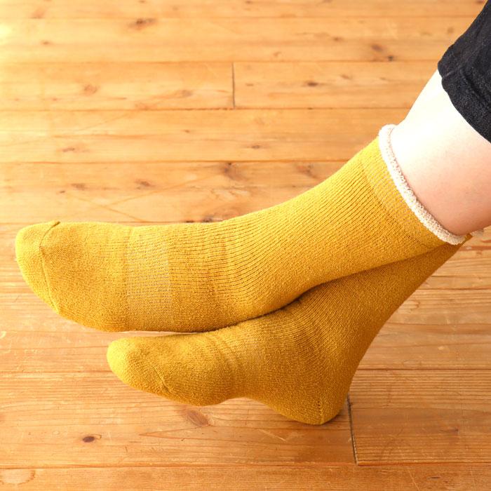 TAWARA（たわら） t41041 肌側コットン100％パイルクルーソックス 1P シンプル 靴下 ジュニア レディース 綿 パイル ふかふか あったかい 秋 冬 |  | 08