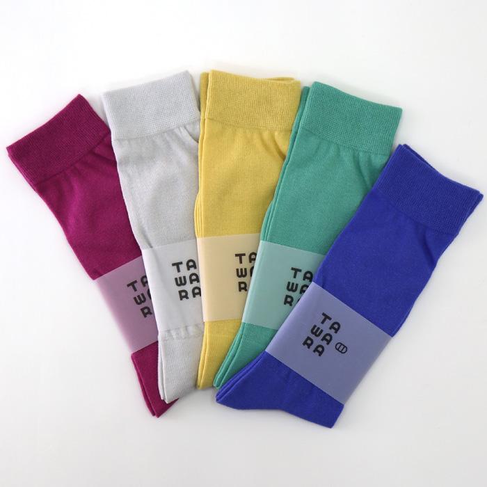 TAWARA（たわら）t41167 エアー ミドル ソックス 1P 無地 靴下 パステル キッズ ジュニア  レディース 履きやすい コットン ソックス レディース 2026 春 夏 | TAWARA | 21