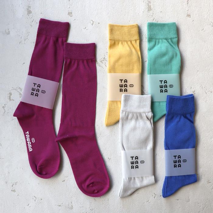 TAWARA（たわら）t41167 エアー ミドル ソックス 1P 無地 靴下 パステル キッズ ジュニア  レディース 履きやすい コットン ソックス レディース 2026 春 夏 | TAWARA | 09