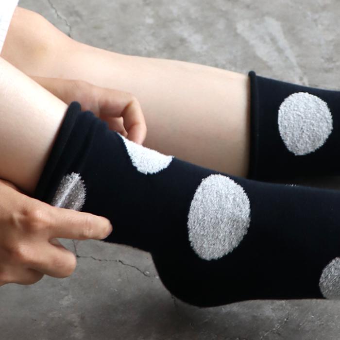 TAWARA（たわら） デイリードット クルーソックス 1P 靴下 レディース おしゃれ かわいい コットン ドット | TAWARA | 17