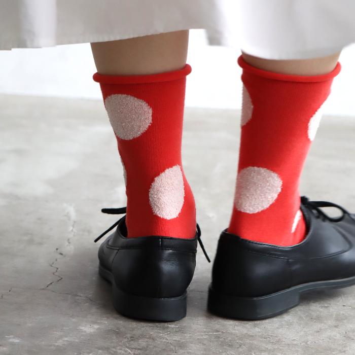 TAWARA（たわら） デイリードット クルーソックス 1P 靴下 レディース おしゃれ かわいい コットン ドット | TAWARA | 20